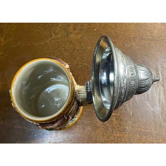 Vintage (1940 - 1950) Western West Germany Beer Stein Bar Decor - Picture 6 of 8